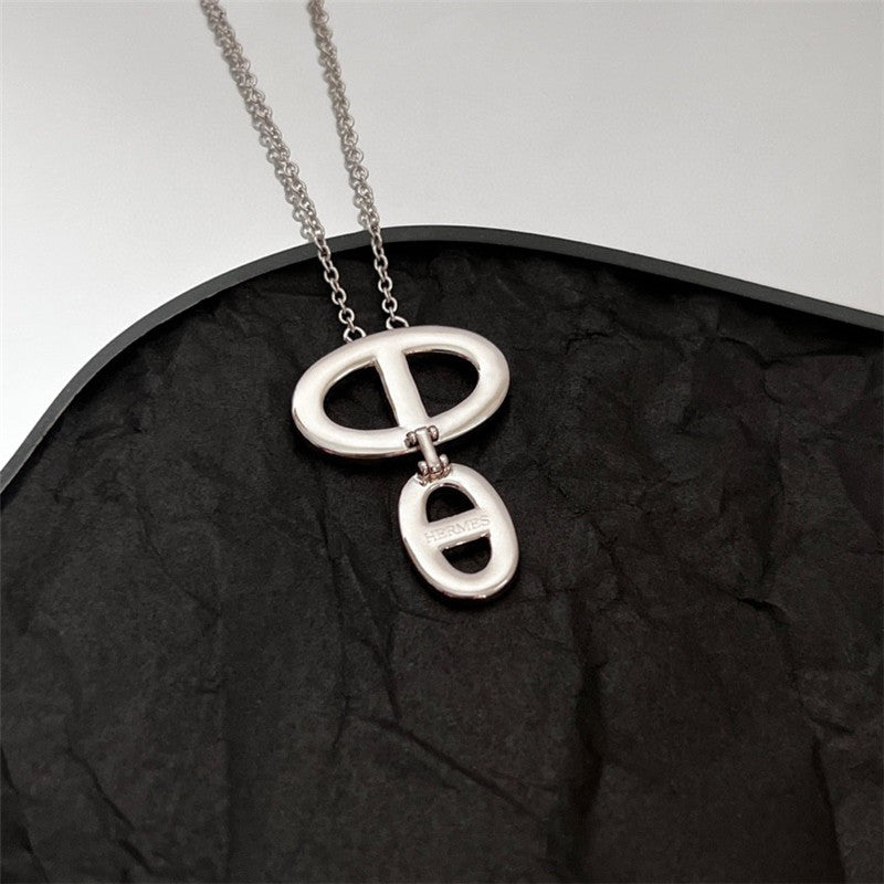 High Quality Luxury Hermes Pig Nose Necklace – Style 51081 product detail