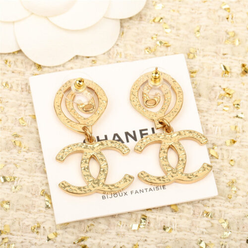 High Quality Luxury Chanel Musical Note Double C Earrings alternate view