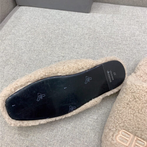 High Quality Luxury Balenciaga Classic Fur Flat Slippers product detail