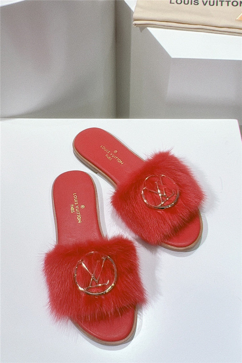 High Quality Luxury Louis Vuitton Flat Open Toe Sandals – Style 46723
