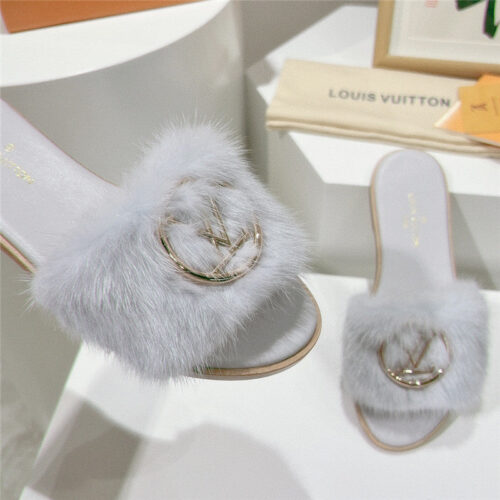 High Quality Luxury Louis Vuitton Flat Open Toe Sandals product detail