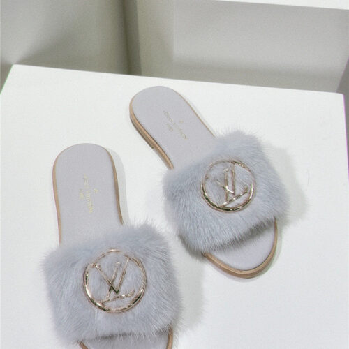 High Quality Luxury Louis Vuitton Flat Open Toe Sandals