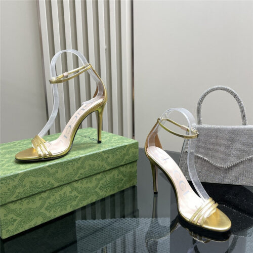 High Quality Luxury Gucci Latest Rhinestone Sandals alternate view