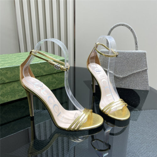 High Quality Luxury Gucci Latest Rhinestone Sandals