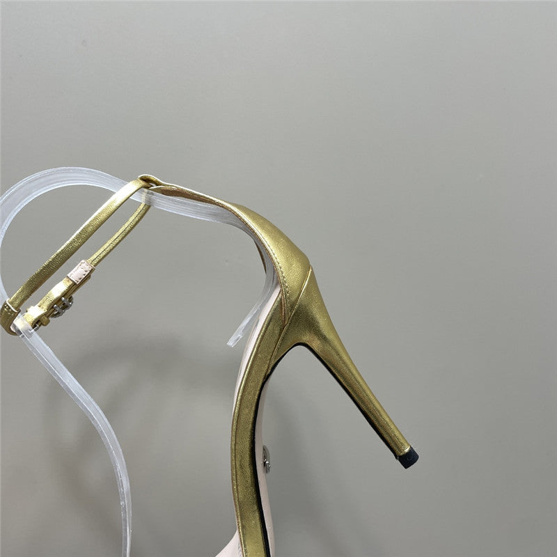 High Quality Luxury Gucci Latest Rhinestone Sandals product detail
