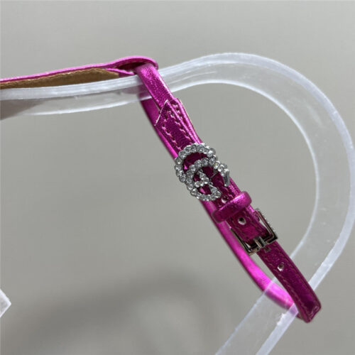 High Quality Luxury Gucci Latest Rhinestone Sandals – Style 94547 product detail