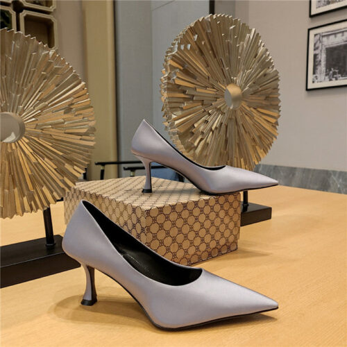 High Quality Luxury Balenciaga Prismatic Triangle Mules Pumps – Style 66979 product detail