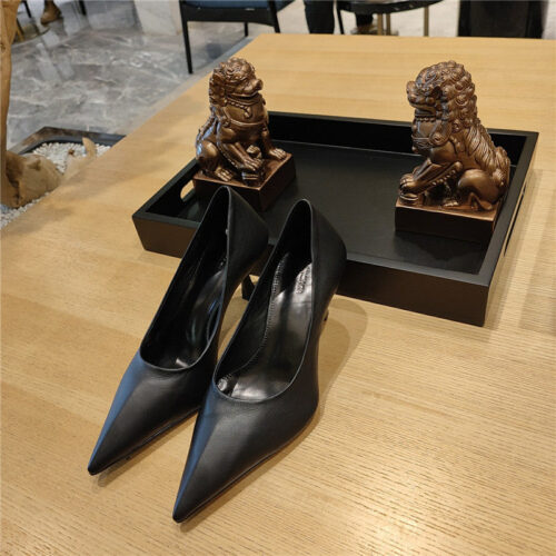 High Quality Luxury Balenciaga Prismatic Triangle Mules Pumps product detail