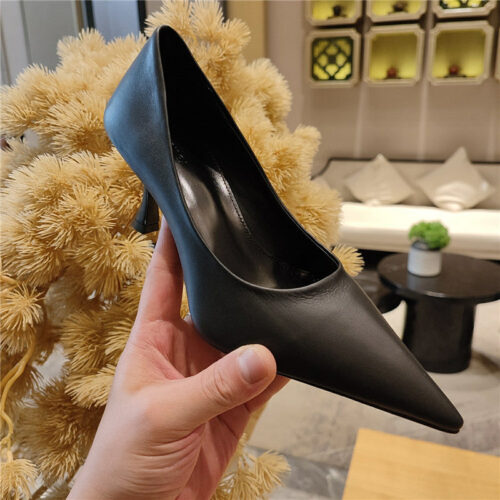 High Quality Luxury Balenciaga Prismatic Triangle Mules Pumps product detail