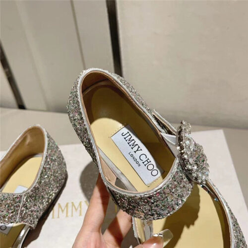 High Quality Luxury Jimmy Choo New Mary Jane Hollow Shoes – Style 01879 product detail