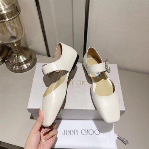 High Quality Luxury Jimmy Choo New Mary Jane Hollow Shoes product detail