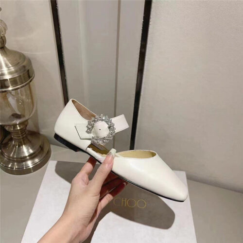 High Quality Luxury Jimmy Choo New Mary Jane Hollow Shoes product detail