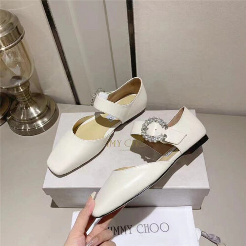 High Quality Luxury Jimmy Choo New Mary Jane Hollow Shoes alternate view