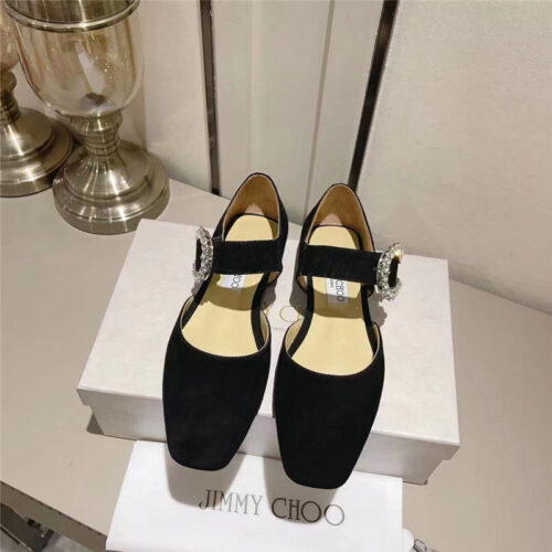 High Quality Luxury Jimmy Choo New Mary Jane Hollow Shoes – Style 83223