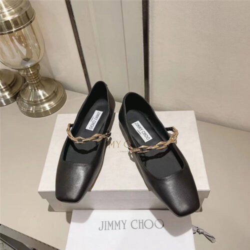 High Quality Luxury Jimmy Choo Bow Pearl Ballet Flats product detail