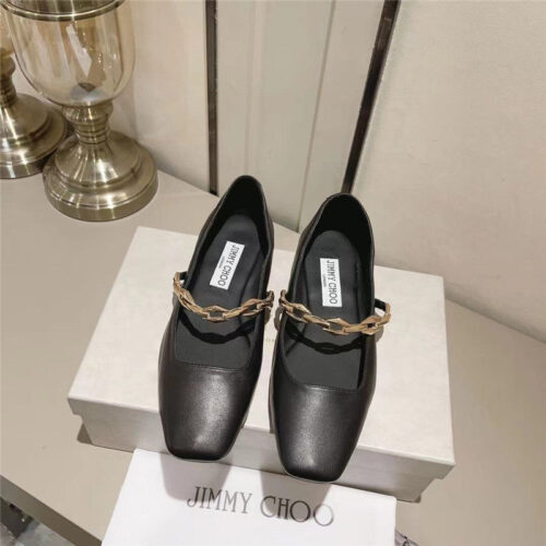 High Quality Luxury Jimmy Choo Bow Pearl Ballet Flats product detail