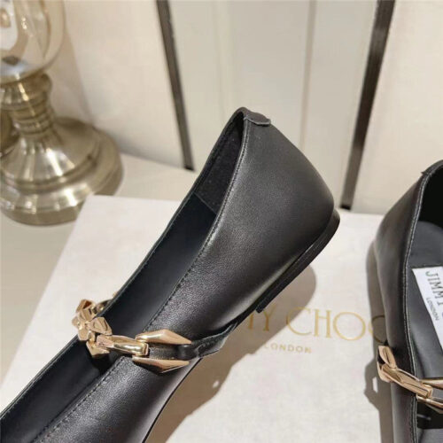 High Quality Luxury Jimmy Choo Bow Pearl Ballet Flats product detail