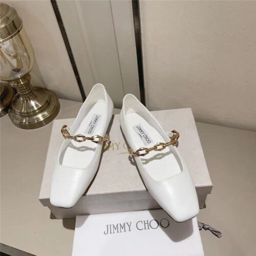 High Quality Luxury Jimmy Choo Bow Pearl Ballet Flats – Style 40439 product detail