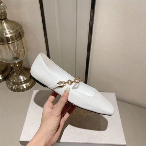 High Quality Luxury Jimmy Choo Bow Pearl Ballet Flats – Style 40439 alternate view