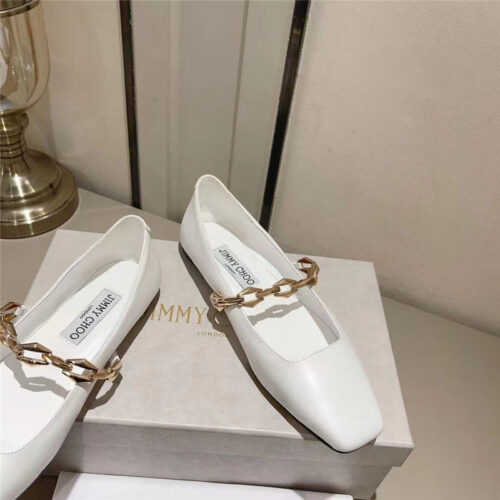 High Quality Luxury Jimmy Choo Bow Pearl Ballet Flats – Style 40439 product detail