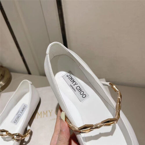 High Quality Luxury Jimmy Choo Bow Pearl Ballet Flats – Style 40439 product detail