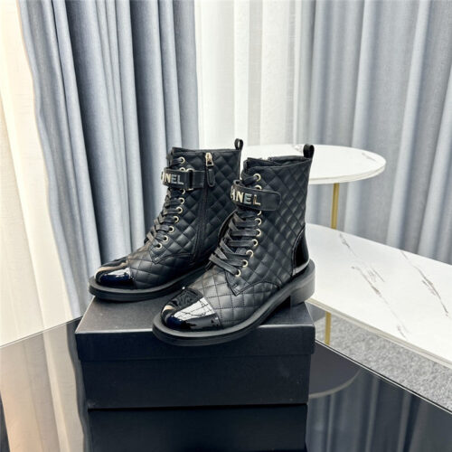 High Quality Luxury Chanel New Martin Boots – Style 28230 alternate view
