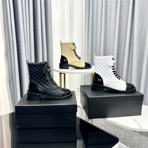 High Quality Luxury Chanel New Martin Boots – Style 24838 product detail