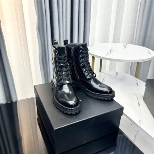 High Quality Luxury Chanel New Martin Boots – Style 85286 alternate view