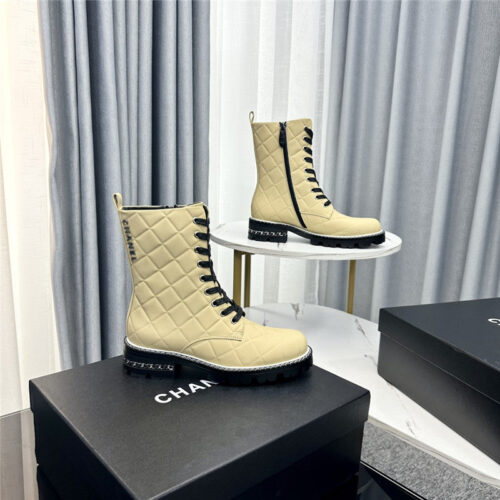 High Quality Luxury Chanel New Martin Boots – Style 80198 alternate view