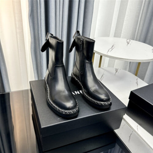 High Quality Luxury Chanel New Martin Boots – Style 90918 alternate view