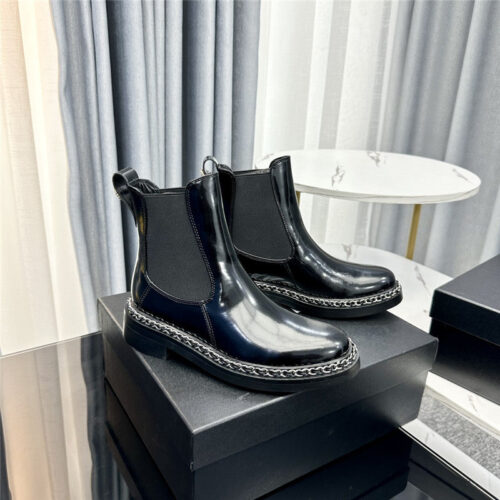 High Quality Luxury Chanel New Martin Boots – Style 85830 alternate view
