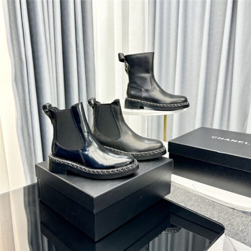 High Quality Luxury Chanel New Martin Boots – Style 85830 product detail