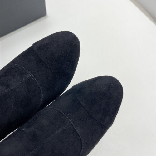 High Quality Luxury Chanel Catwalk Style Pearl Heel Ankle Boots – Style 85350 product detail