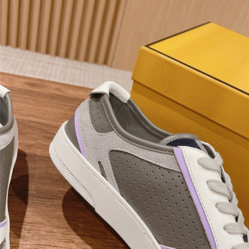 High Quality Luxury Fendi Color Block Lace Up Sneakers – Style 14579 product detail