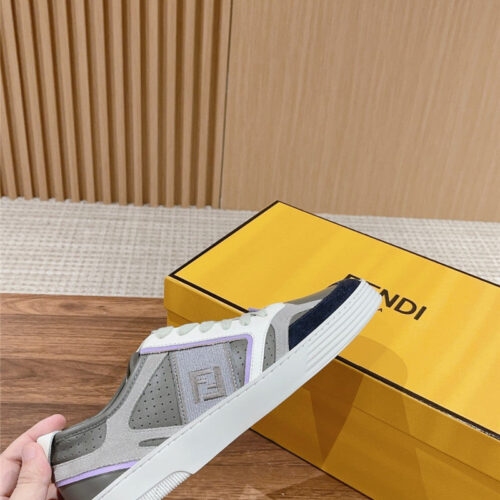 High Quality Luxury Fendi Color Block Lace Up Sneakers – Style 14579 product detail