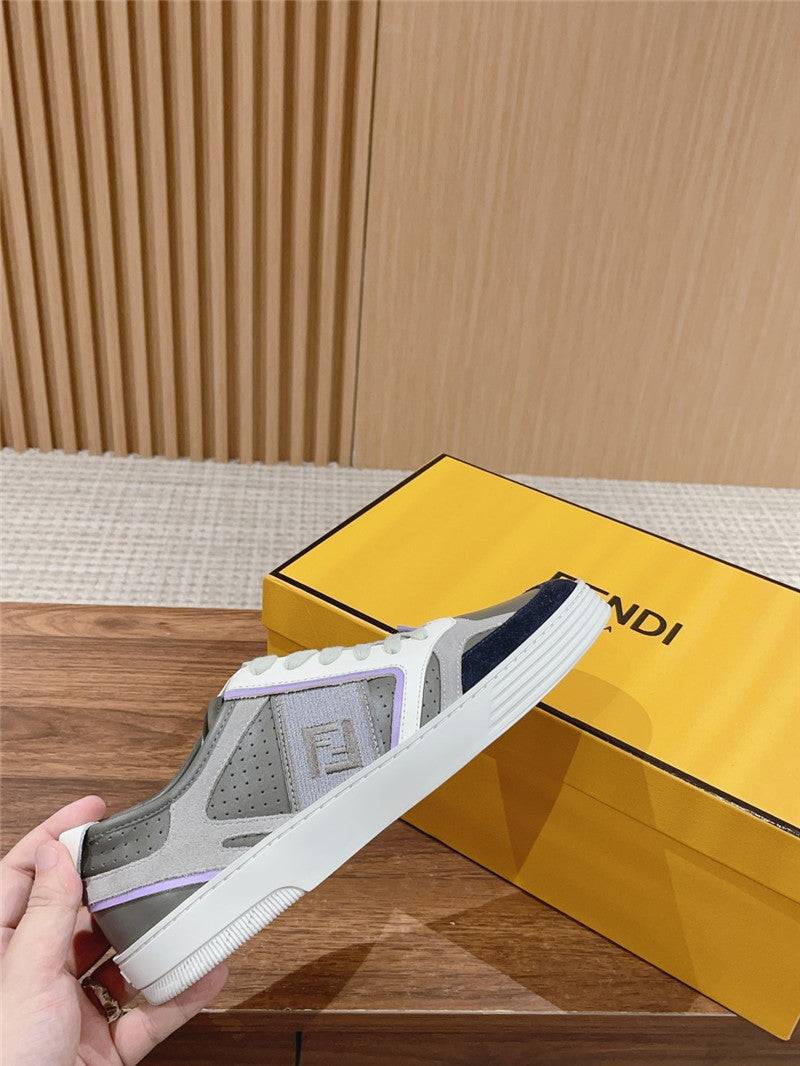 High Quality Luxury Fendi Color Block Lace Up Sneakers – Style 14579 product detail