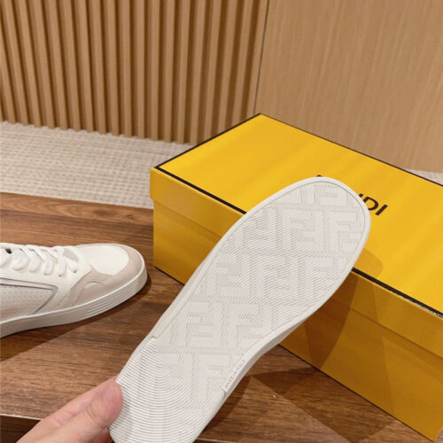 High Quality Luxury Fendi Color Block Lace Up Sneakers product detail