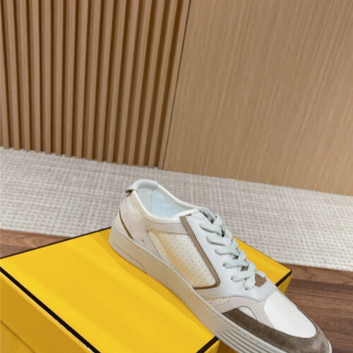 High Quality Luxury Fendi Color Block Lace Up Sneakers – Style 94227 product detail