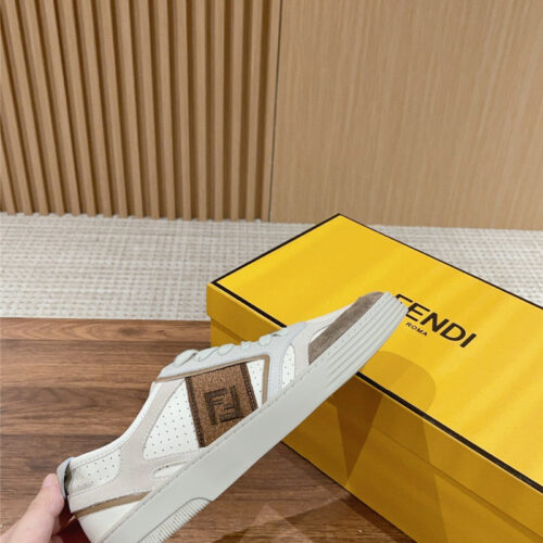 High Quality Luxury Fendi Color Block Lace Up Sneakers – Style 94227 product detail