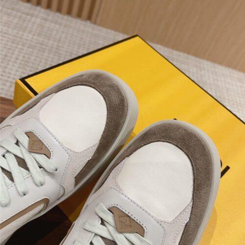 High Quality Luxury Fendi Color Block Lace Up Sneakers – Style 94227 product detail