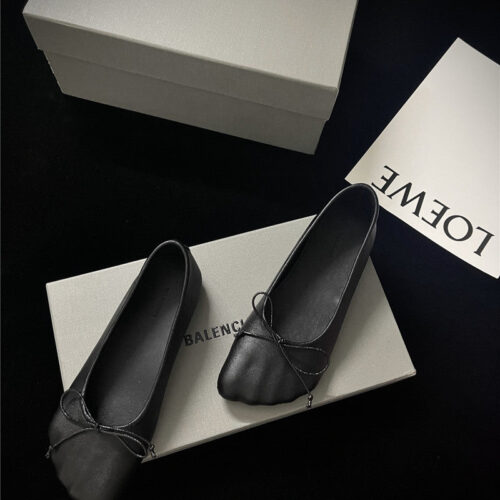 High Quality Luxury Balenciaga Fall/Winter Show Toe Ballerinas – Style 25379 alternate view