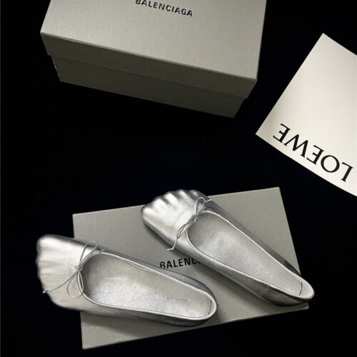 High Quality Luxury Balenciaga Fall/Winter Show Toe Ballerinas – Style 23683 alternate view