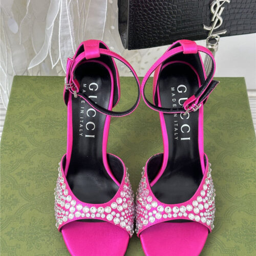 High Quality Luxury Gucci Rhinestone Slippers Sandals – Style 94355 alternate view