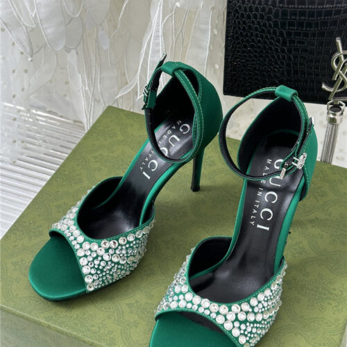 High Quality Luxury Gucci Rhinestone Slippers Sandals – Style 27123 alternate view