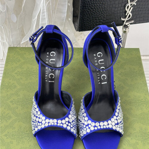 High Quality Luxury Gucci Rhinestone Slippers Sandals product detail