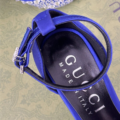 High Quality Luxury Gucci Rhinestone Slippers Sandals product detail