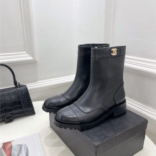 High Quality Luxury Chanel Catwalk British Style Ankle Boots product detail