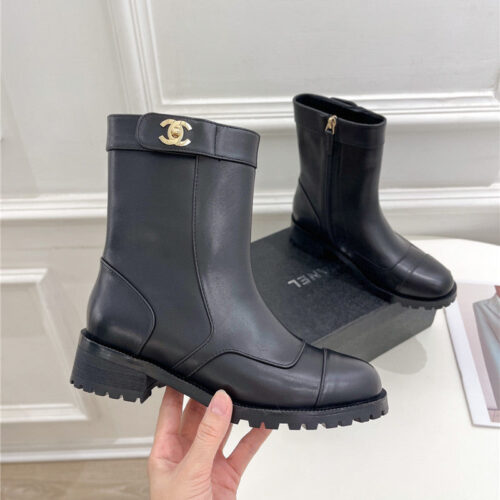 High Quality Luxury Chanel Catwalk British Style Ankle Boots product detail
