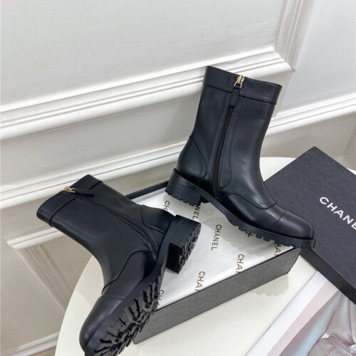 High Quality Luxury Chanel Catwalk British Style Ankle Boots product detail