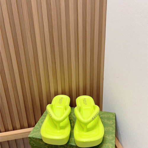 High Quality Luxury Gucci New Thick Bottom Flip Flops product detail